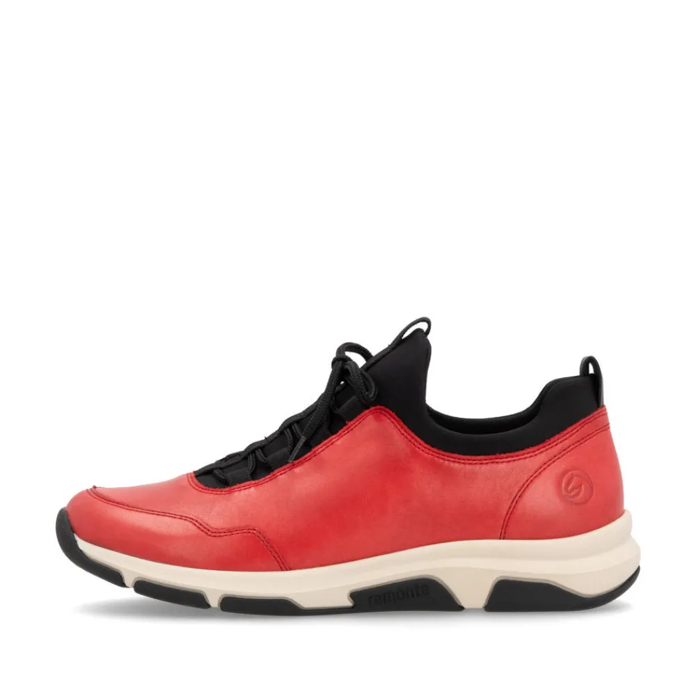 Cinders Shoe Heaven Trainers | Wedge*Remonte Winter Trainer Flame/Red