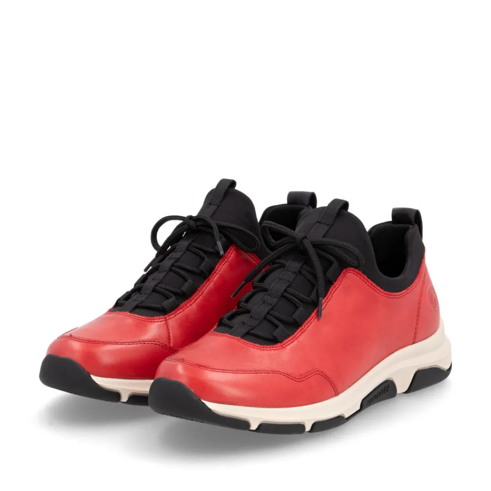 Cinders Shoe Heaven Trainers | Wedge*Remonte Winter Trainer Flame/Red