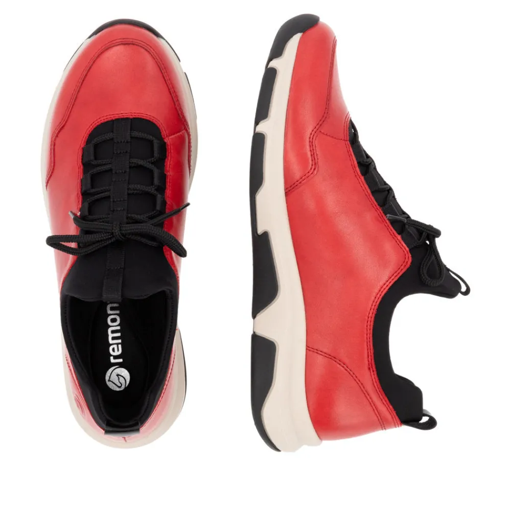 Cinders Shoe Heaven Trainers | Wedge*Remonte Winter Trainer Flame/Red