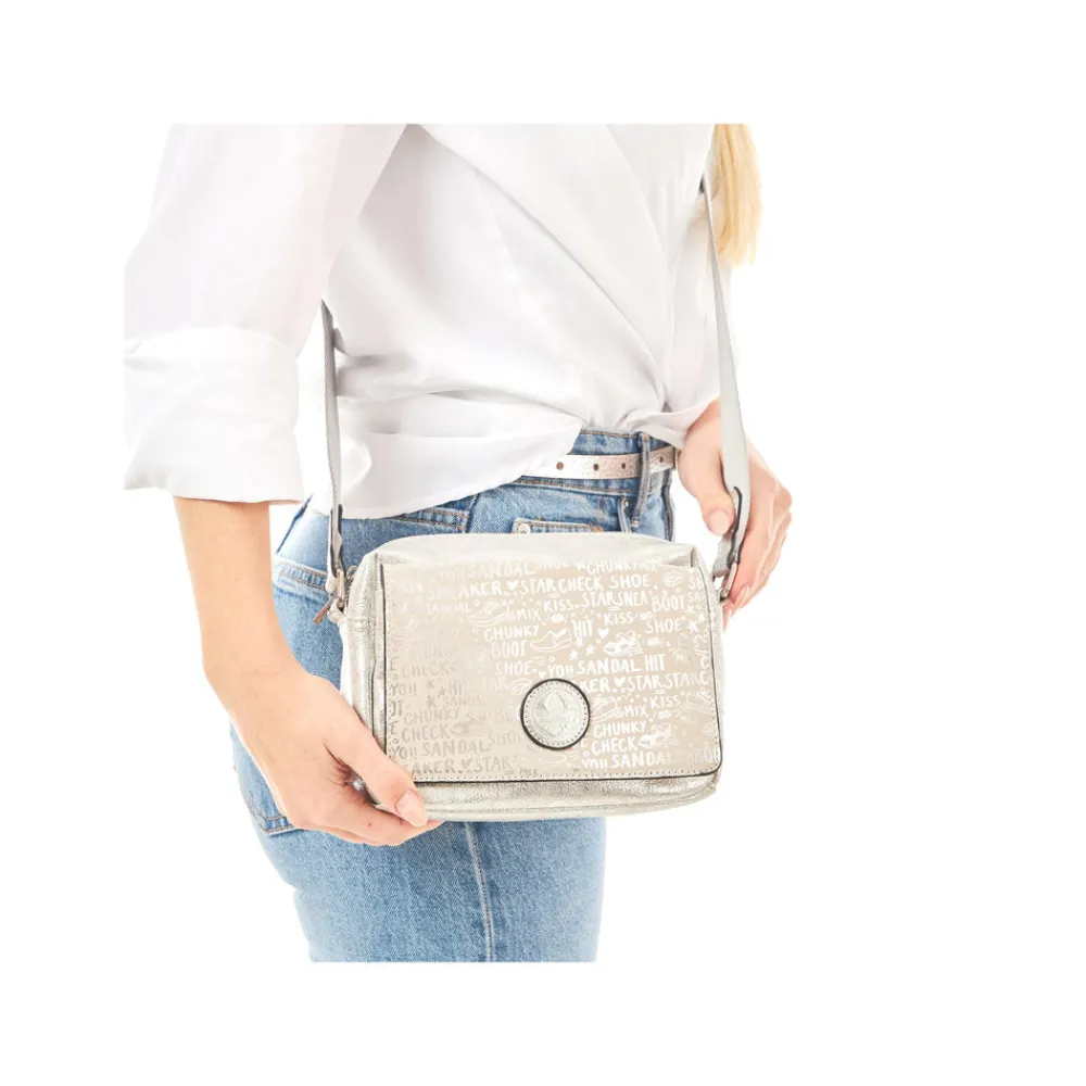 Cinders Shoe Heaven Bags & Accessories*Rieker Camera Bag Silver/Beige
