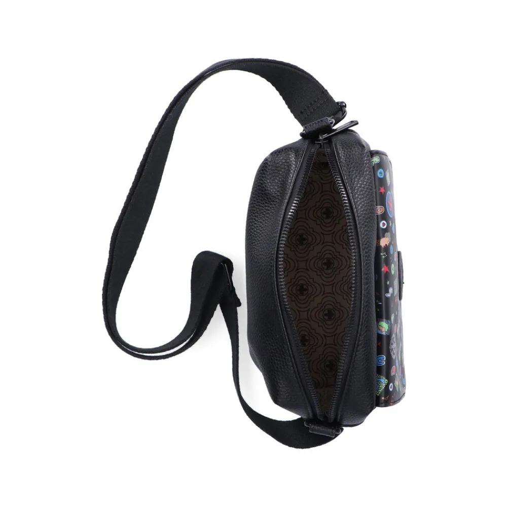 Cinders Shoe Heaven Bags & Accessories*Rieker Camera Style Bag Black Comic