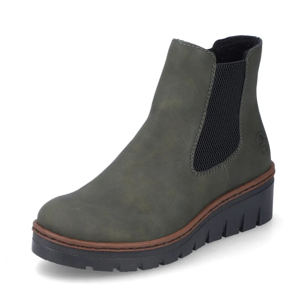 Cinders Shoe Heaven Casual Ankle | Ankle*Rieker Chelsea Ankle Boot Forest Green