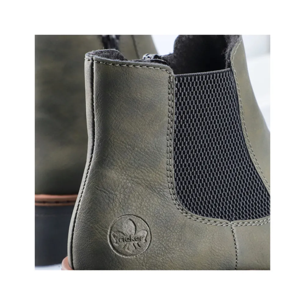 Cinders Shoe Heaven Casual Ankle | Ankle*Rieker Chelsea Ankle Boot Forest Green
