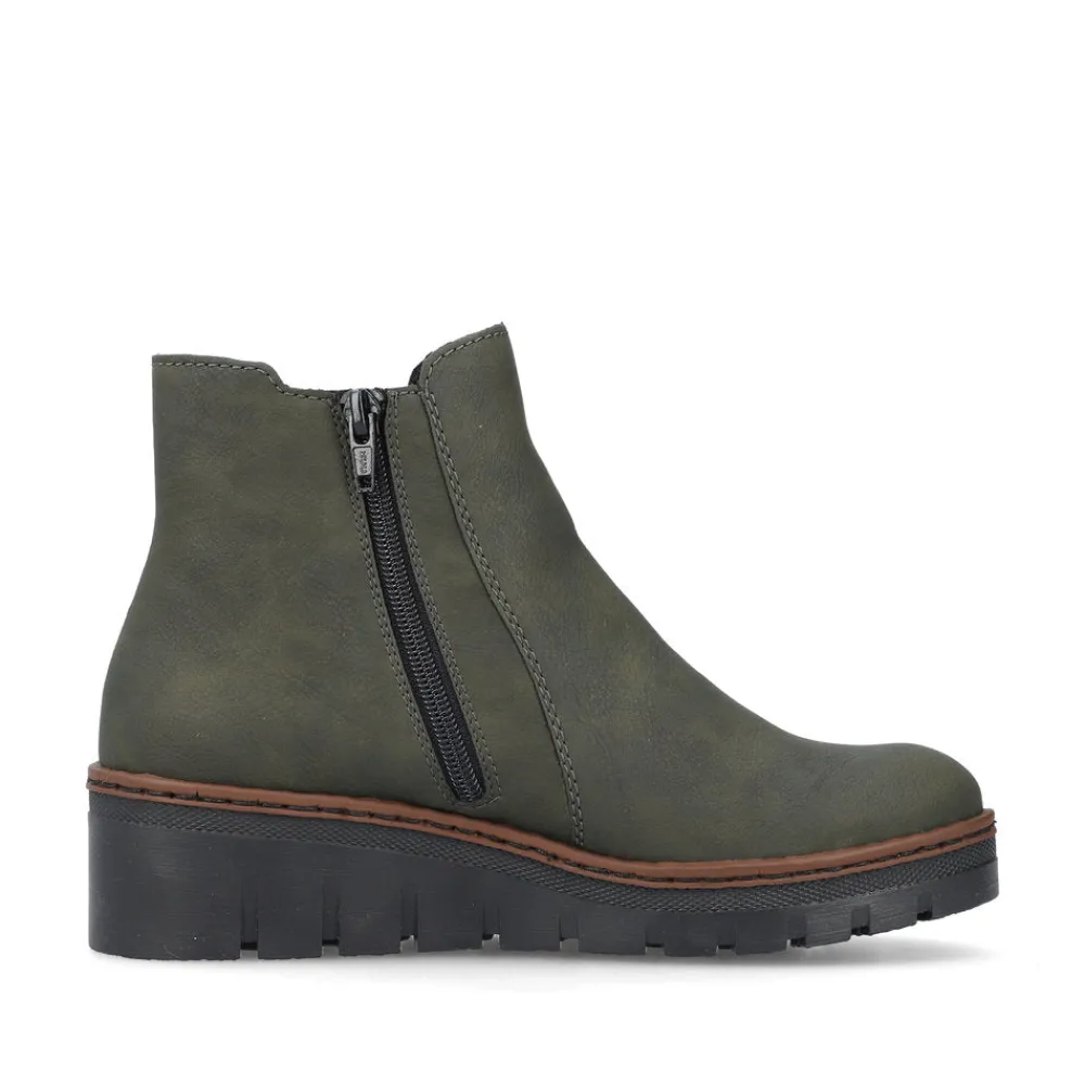Cinders Shoe Heaven Casual Ankle | Ankle*Rieker Chelsea Ankle Boot Forest Green