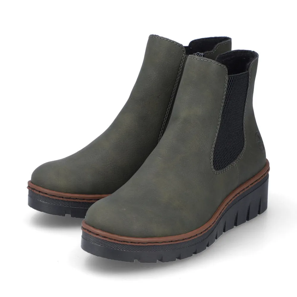 Cinders Shoe Heaven Casual Ankle | Ankle*Rieker Chelsea Ankle Boot Forest Green