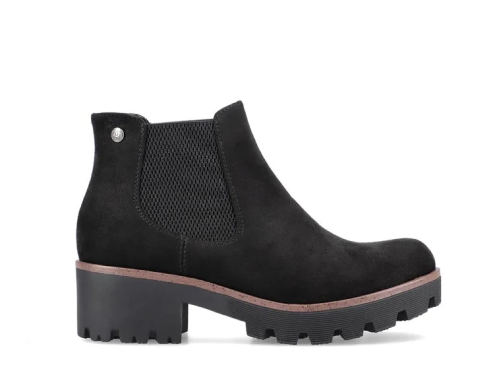 Cinders Shoe Heaven Casual Ankle | Ankle*Rieker Chunky Chelsea Ankle Boot Black