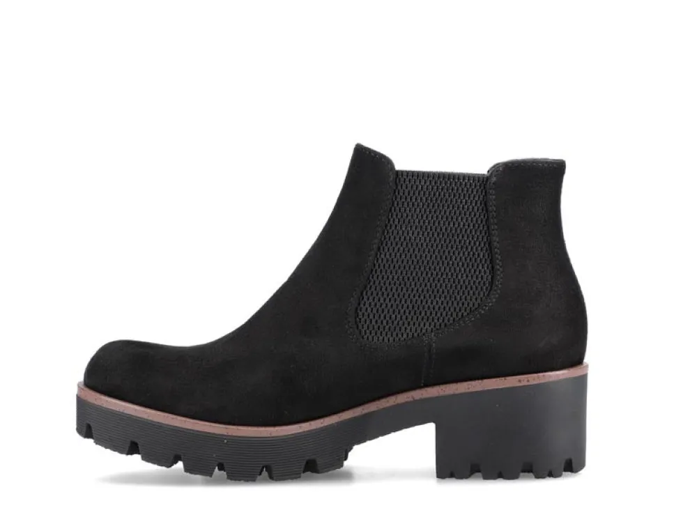 Cinders Shoe Heaven Casual Ankle | Ankle*Rieker Chunky Chelsea Ankle Boot Black