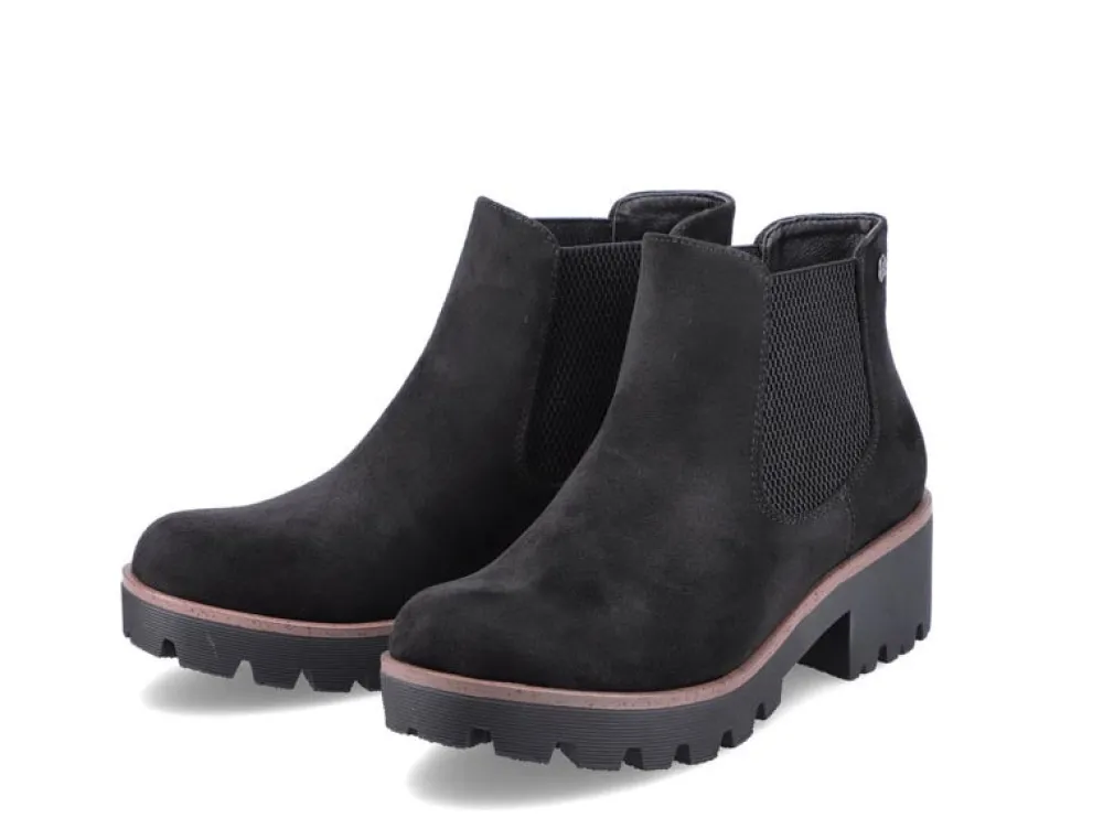 Cinders Shoe Heaven Casual Ankle | Ankle*Rieker Chunky Chelsea Ankle Boot Black
