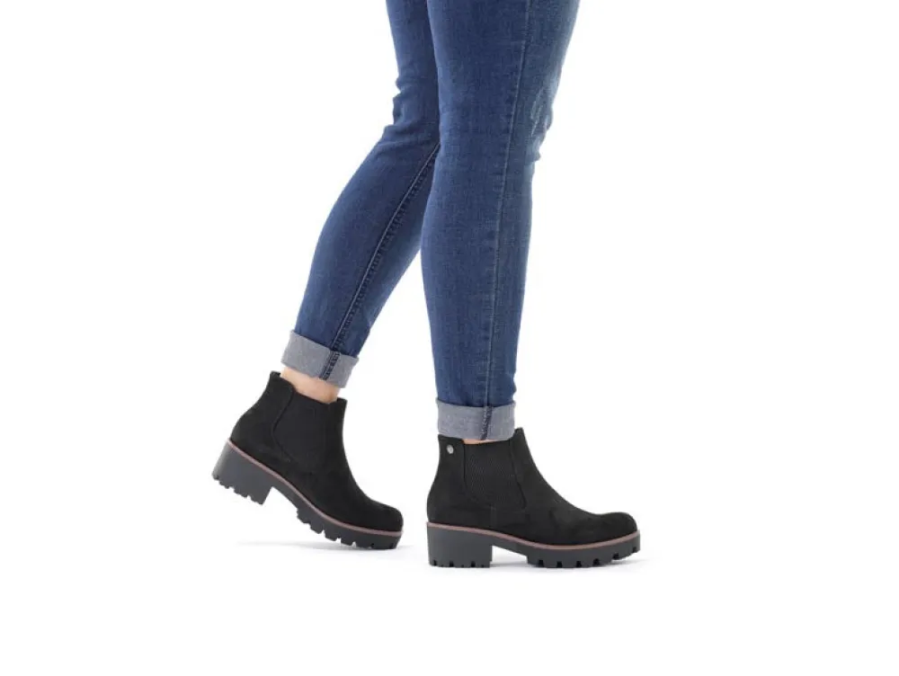 Cinders Shoe Heaven Casual Ankle | Ankle*Rieker Chunky Chelsea Ankle Boot Black