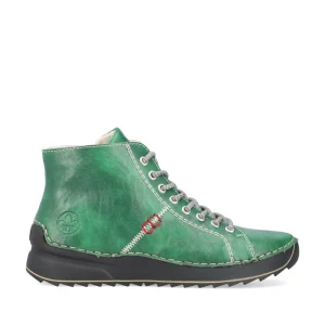 Cinders Shoe Heaven Casual Ankle | Ankle*Rieker Laced Ankle Boot Green