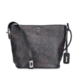 Cinders Shoe Heaven Bags & Accessories*Rieker Large Shoulder Bag Floral Black