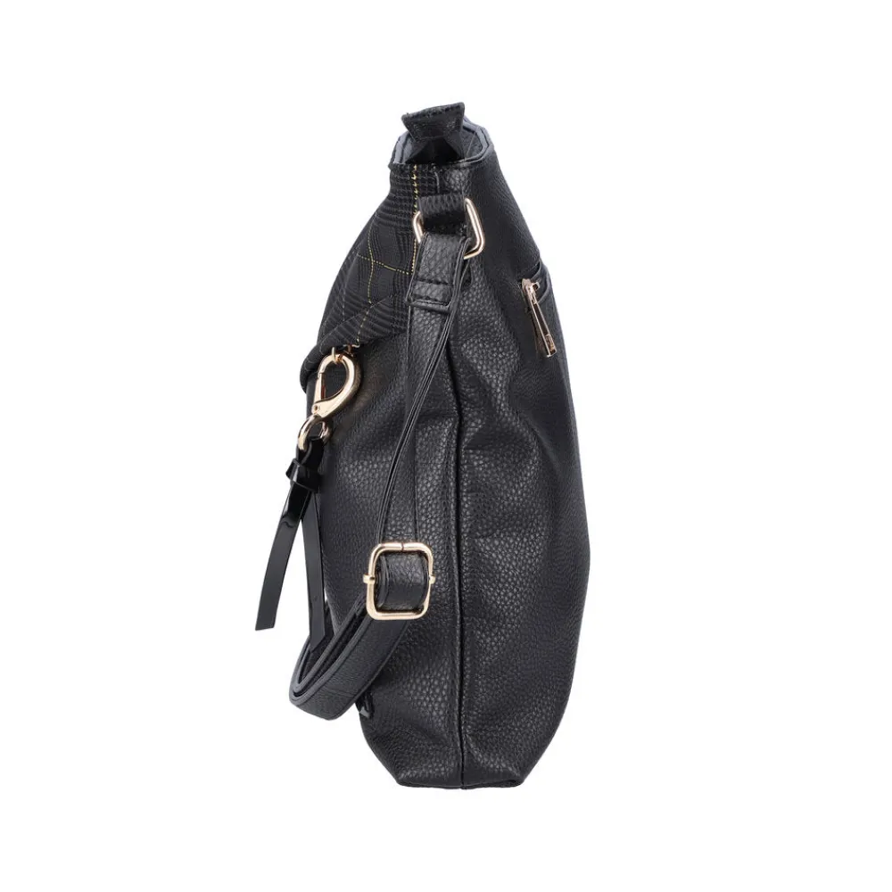 Cinders Shoe Heaven Bags & Accessories*Rieker Large Shoulder Bag Black Mix
