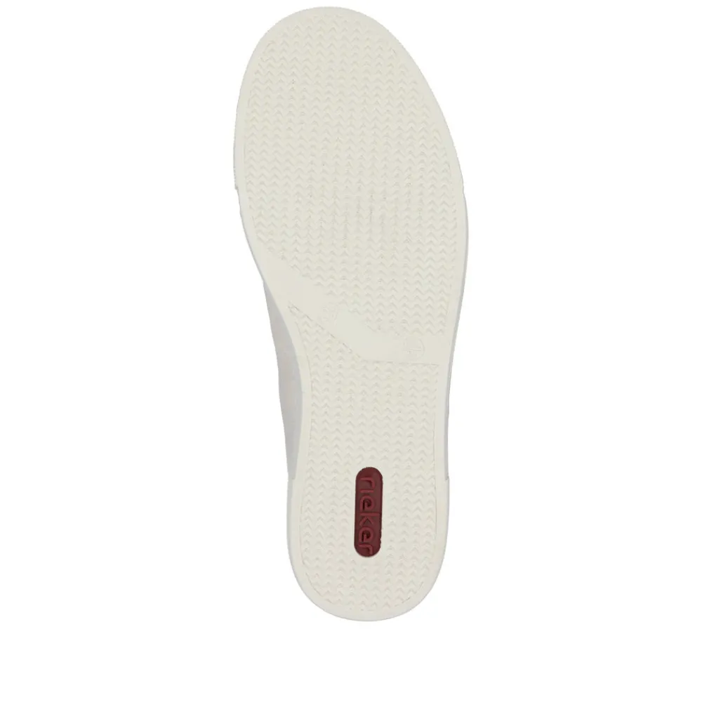 Cinders Shoe Heaven Trainers*RIeker Low Flatform Trainer Ivory Beige