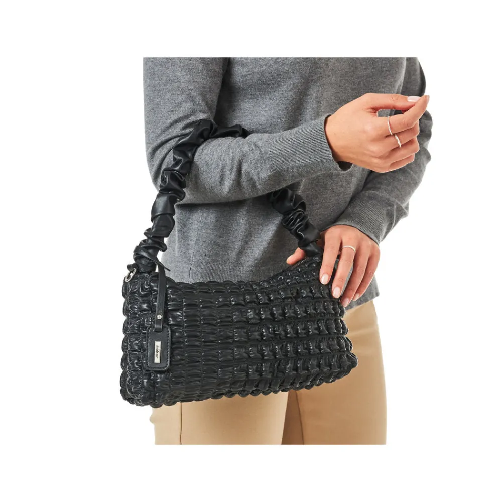 Cinders Shoe Heaven Bags & Accessories*Rieker Quilted Shoulder Bag Black