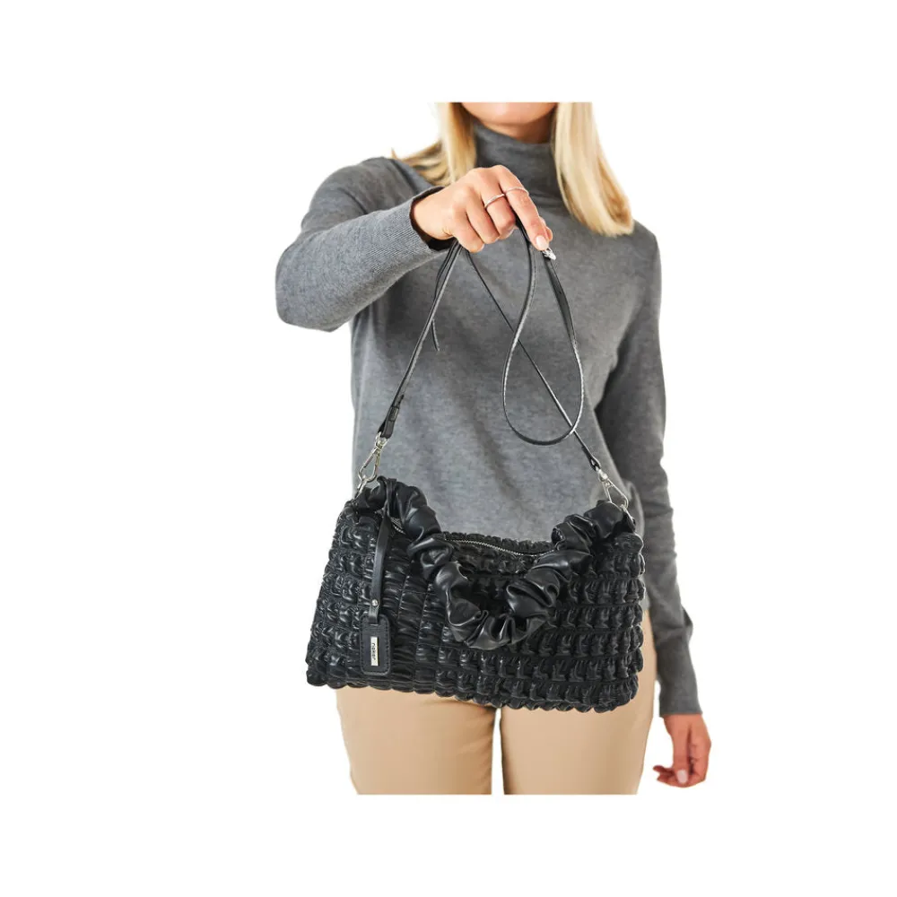 Cinders Shoe Heaven Bags & Accessories*Rieker Quilted Shoulder Bag Black