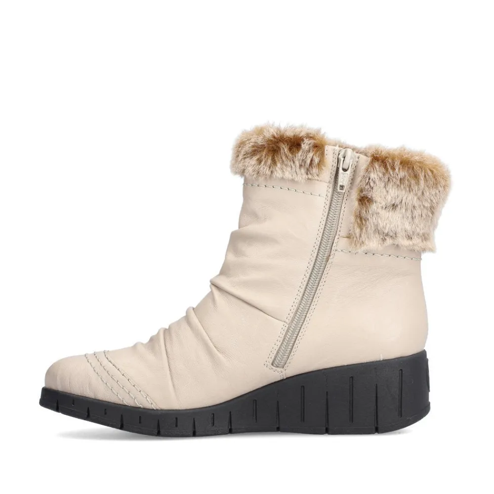 Cinders Shoe Heaven Casual Ankle | Ankle*Rieker Tex Winter Ankle Boot Cream