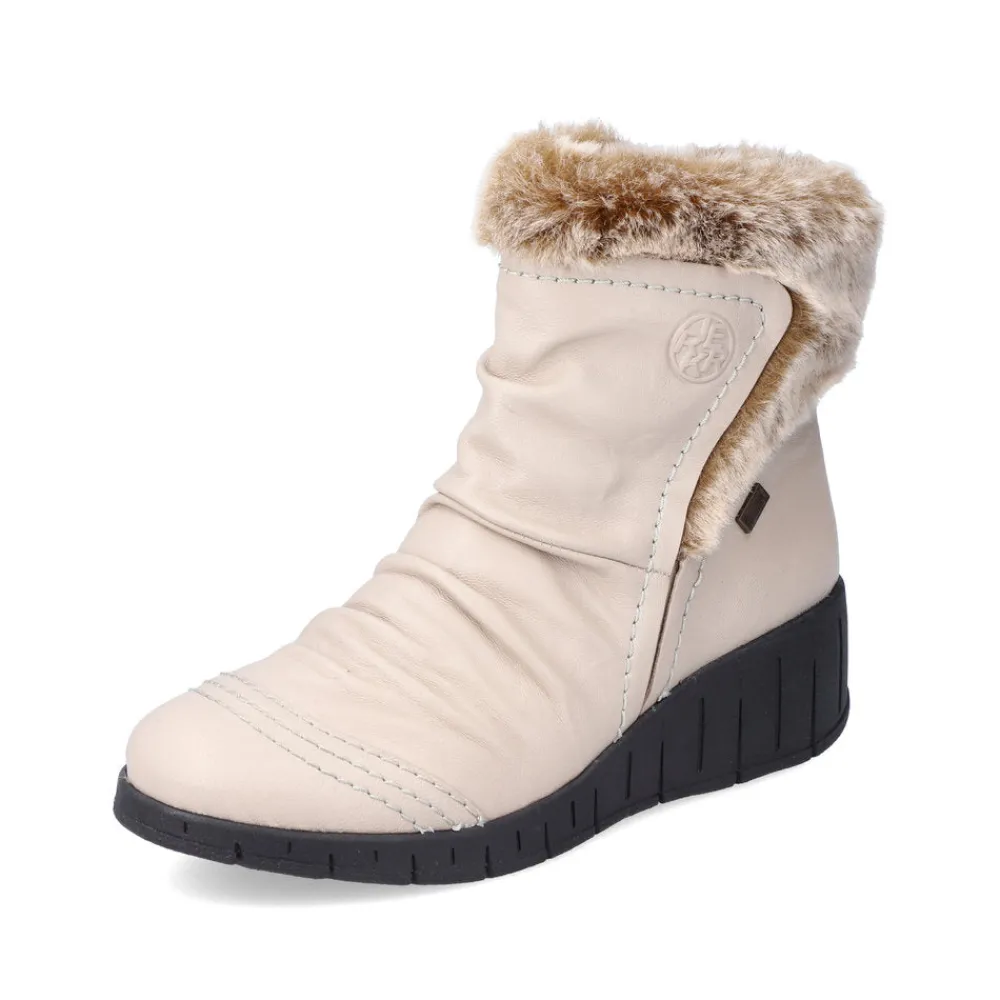 Cinders Shoe Heaven Casual Ankle | Ankle*Rieker Tex Winter Ankle Boot Cream