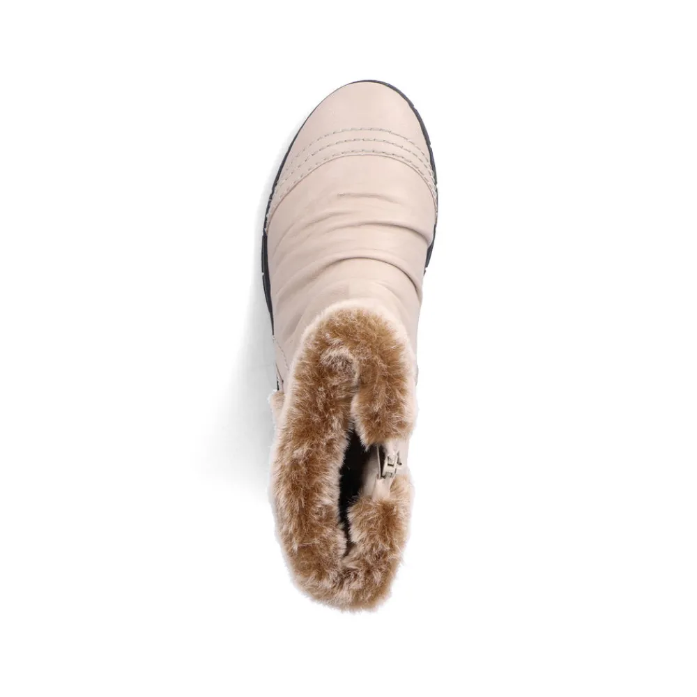Cinders Shoe Heaven Casual Ankle | Ankle*Rieker Tex Winter Ankle Boot Cream