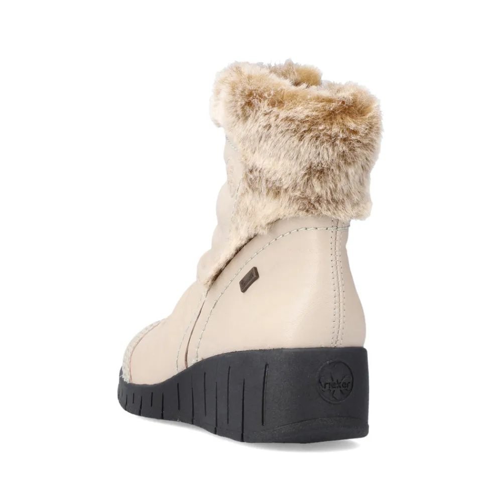 Cinders Shoe Heaven Casual Ankle | Ankle*Rieker Tex Winter Ankle Boot Cream