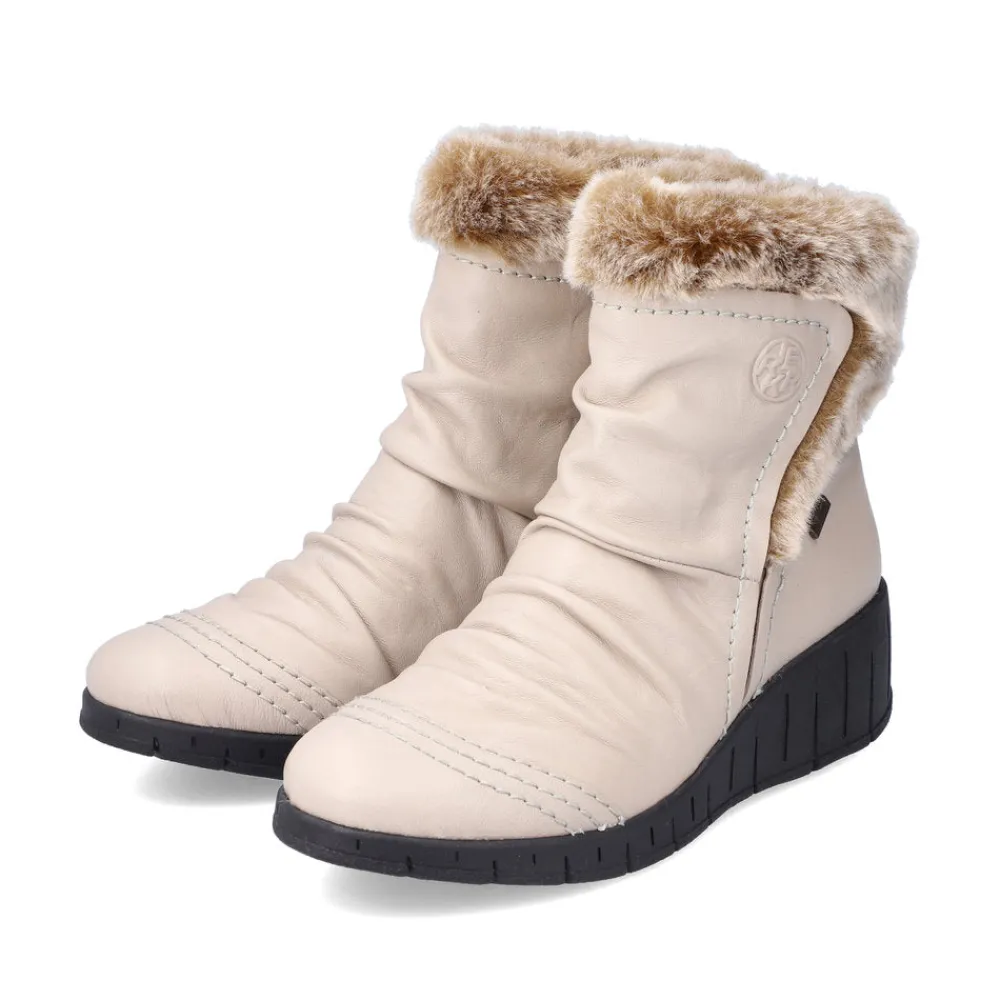Cinders Shoe Heaven Casual Ankle | Ankle*Rieker Tex Winter Ankle Boot Cream