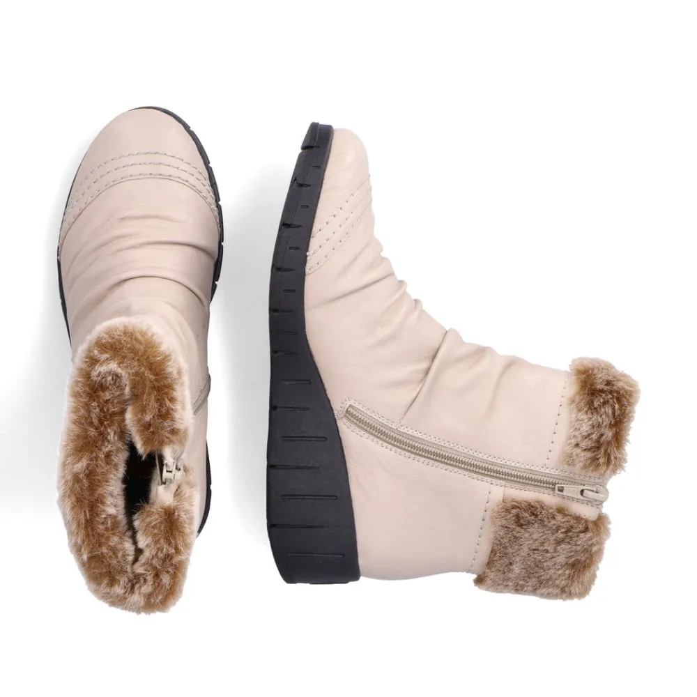 Cinders Shoe Heaven Casual Ankle | Ankle*Rieker Tex Winter Ankle Boot Cream