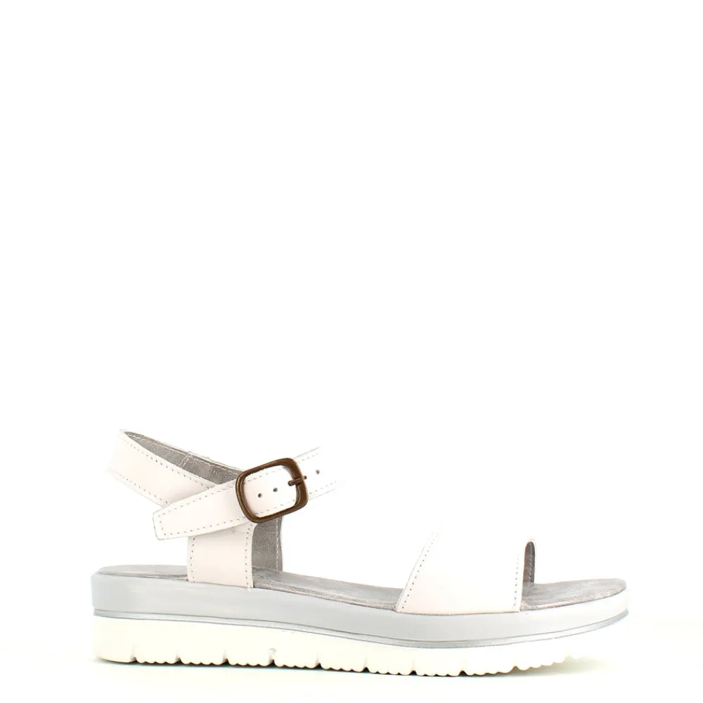 Cinders Shoe Heaven Wedge Sandals*Rizzoli Low Wedge Sandal Cream Taupe