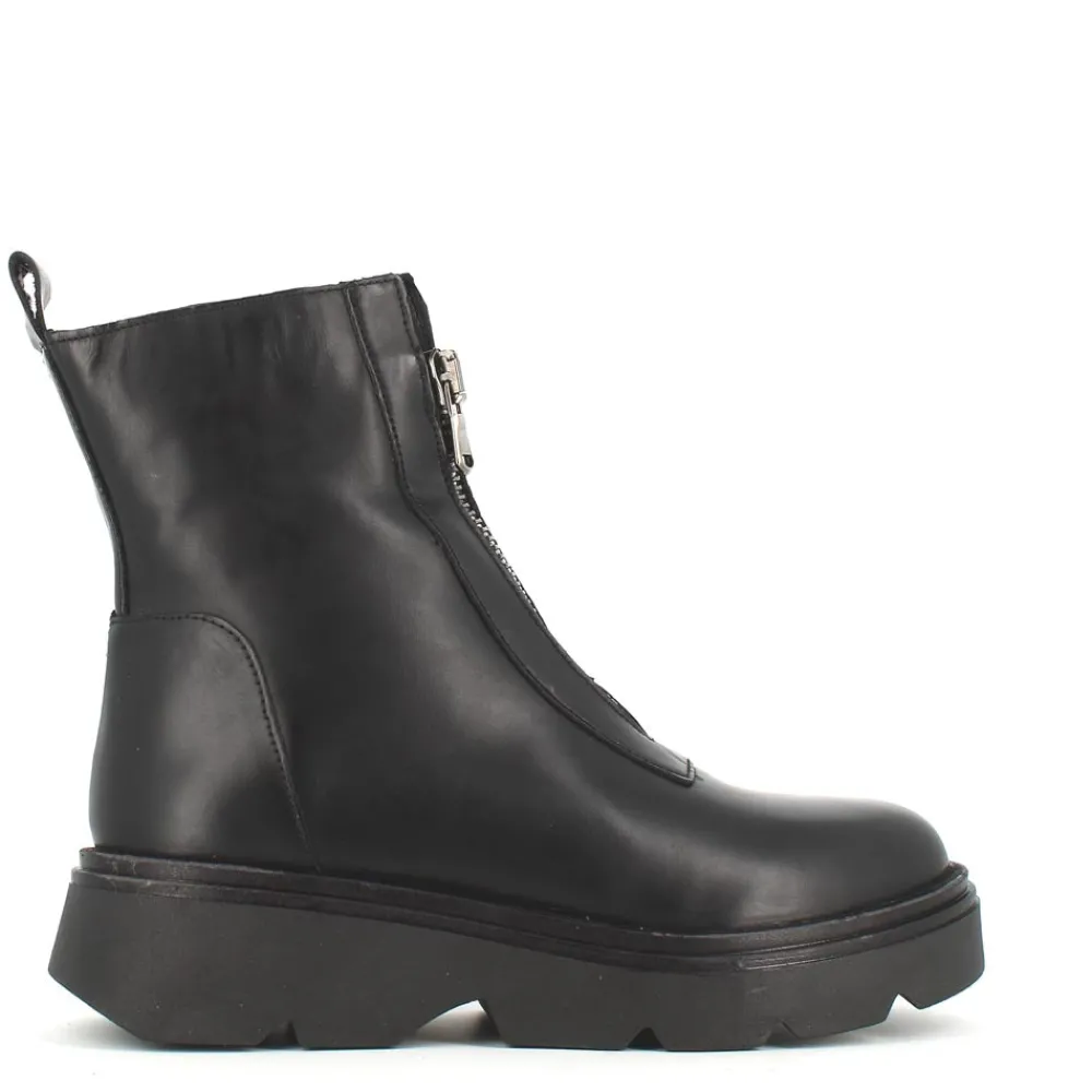 Cinders Shoe Heaven Ankle | Casual Ankle*Rizzoli Military Front Zipper Boot Black