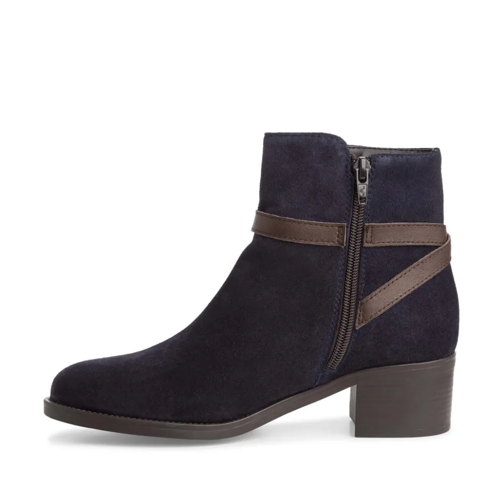 Cinders Shoe Heaven Casual Ankle | Ankle*Tamaris Ankle Boot Navy Comb