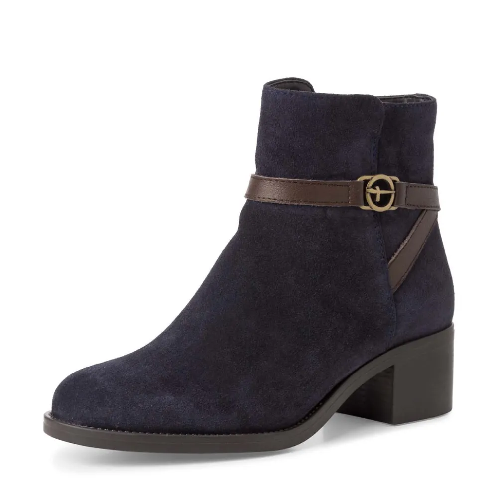 Cinders Shoe Heaven Casual Ankle | Ankle*Tamaris Ankle Boot Navy Comb