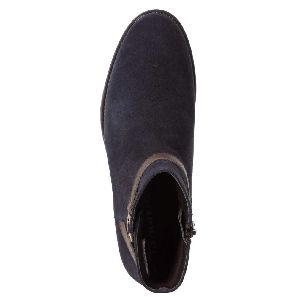Cinders Shoe Heaven Casual Ankle | Ankle*Tamaris Ankle Boot Navy Comb