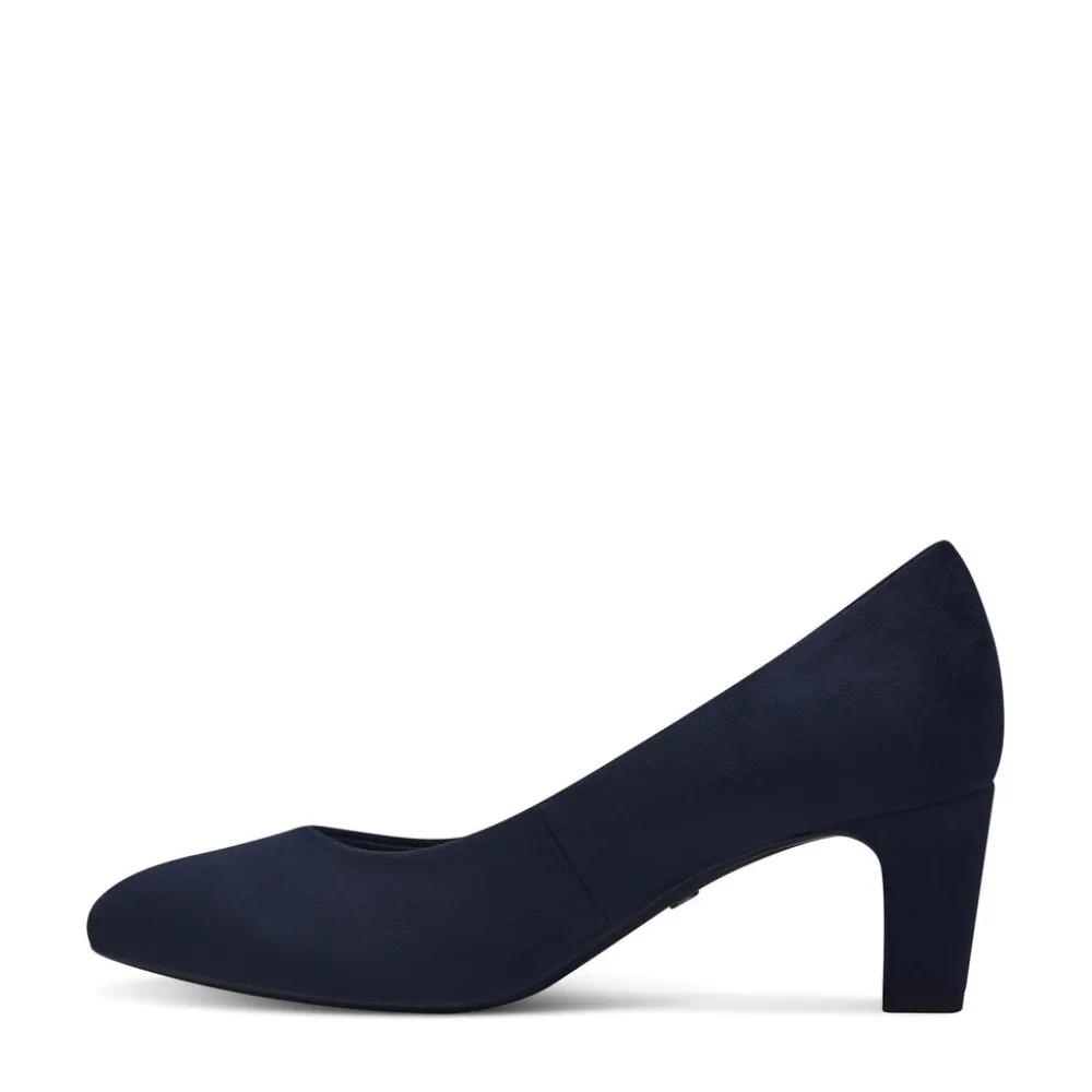 Cinders Shoe Heaven Occasion Shoes*Tamaris Classic Court Shoe Navy
