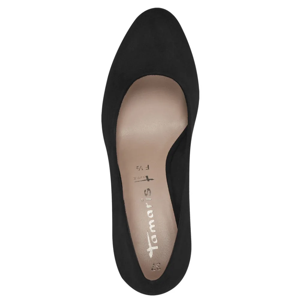 Cinders Shoe Heaven Occasion Shoes | Mid Heel*Tamaris Classic Court Shoe Black