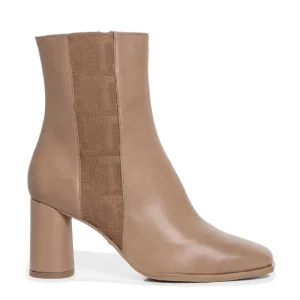 Cinders Shoe Heaven Ankle*Tamaris Classic High Heel Boot Logo Taupe