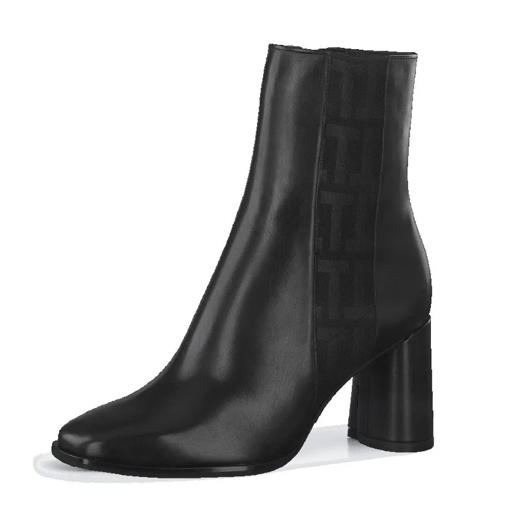 Cinders Shoe Heaven Ankle | Mid Heel*Tamaris Classic High Heel Boot Logo Black
