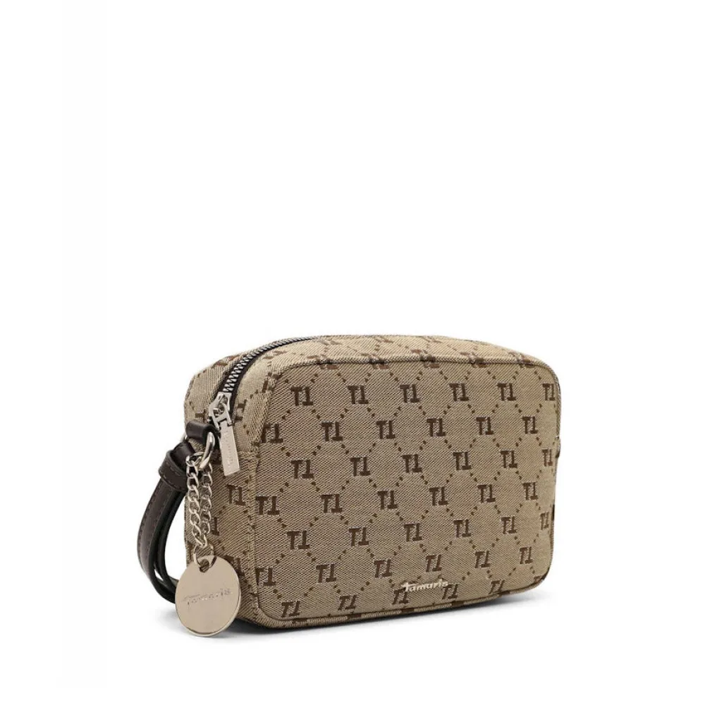 Cinders Shoe Heaven Bags & Accessories*Tamaris Logo Print Camera Style Bag Sand
