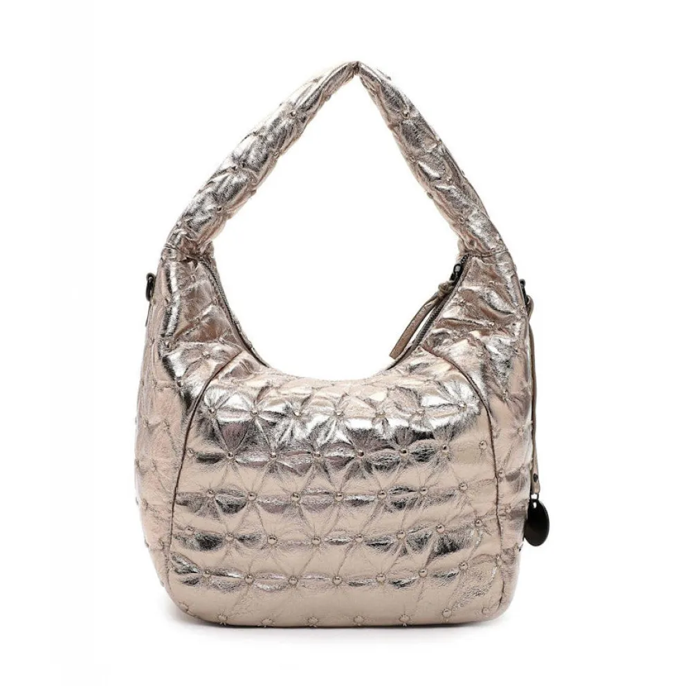 Cinders Shoe Heaven Bags & Accessories*Tamaris Quilted Bag Gold