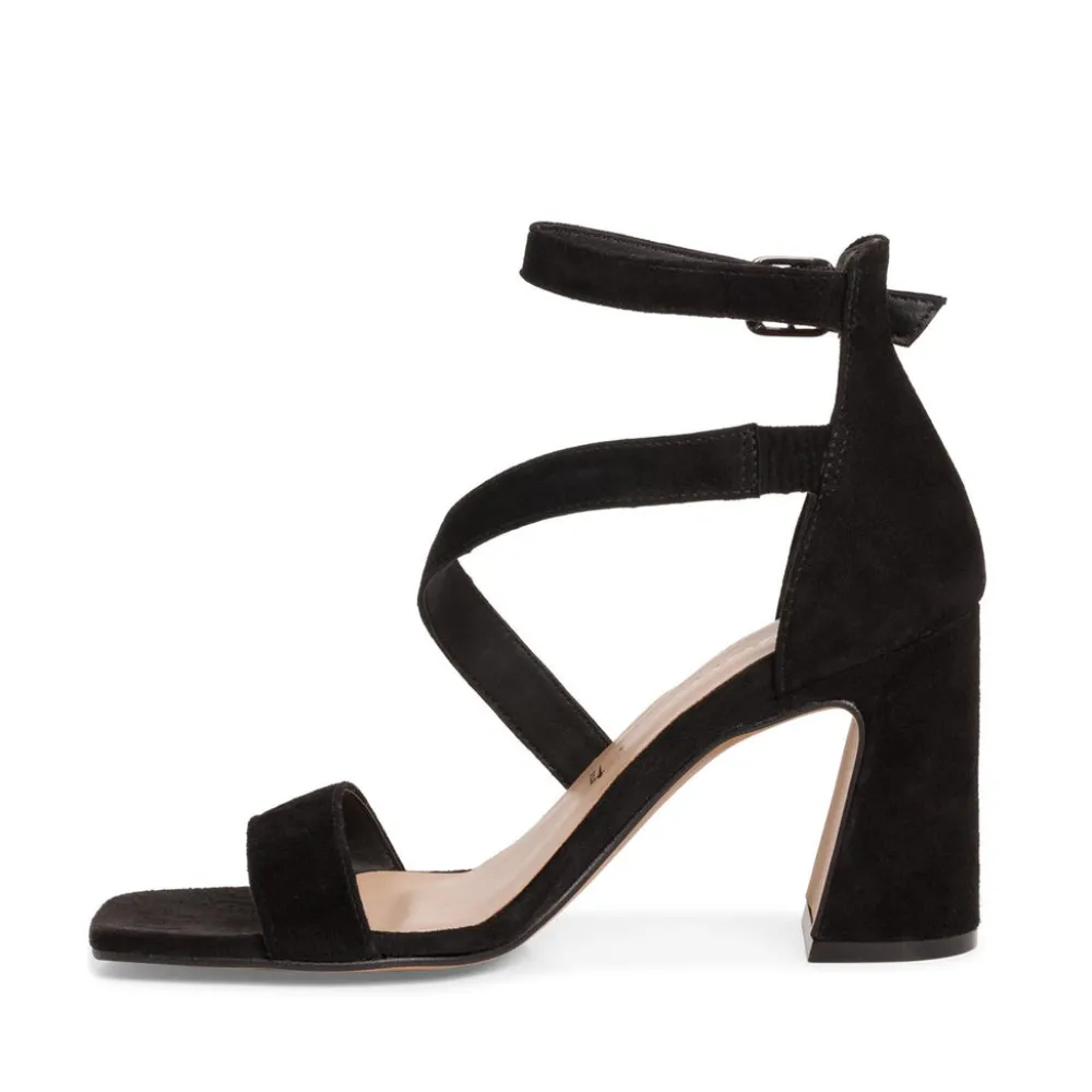Cinders Shoe Heaven Evening | Heeled*Tamaris Strappy Suede Sandal Black