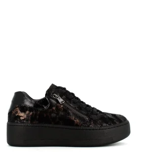 Cinders Shoe Heaven Trainers*Waldlaufer Nicky Platform Trainer Taipei Black
