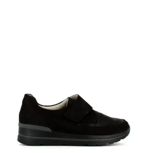 Cinders Shoe Heaven Trainers | Wedge*Waldlaufer Sarah Velcro Shoe Snake Black